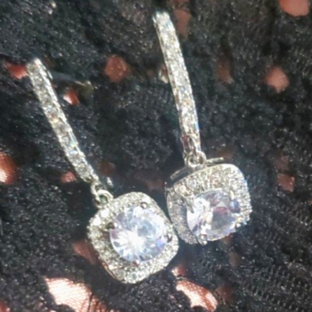 Silver Drop Earrings Last One Final Price Firm